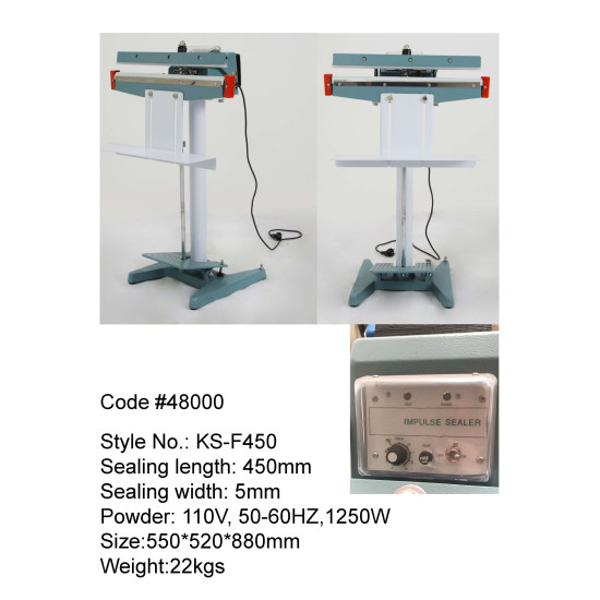 #48000 SCELLEUSE (3 MCX)   PEDALE SEALER <br>45cm