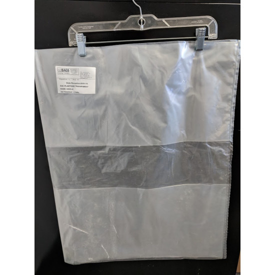 #6895-41 SAC PLASTIQUE TRANSPARENT <br>24.75X20X41 1.75MIL