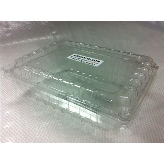 #8037 CASS. PLAST. TRANSPARENT 2LB <br>7.5X9.5X2.5