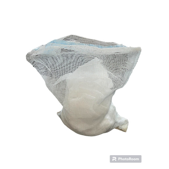 #M1525BUD-NA SAC MESH BLANC NON-ALIMENTAIRE <br>15