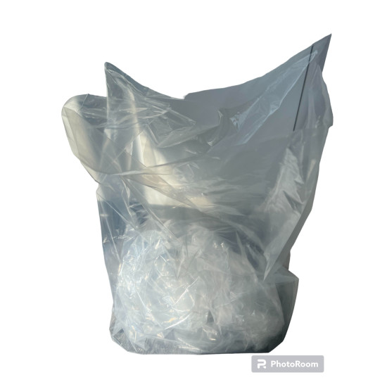 #SPE231845 SAC PLASTIQUE CLAIRE  EN ROULEAU <br>23x18x45