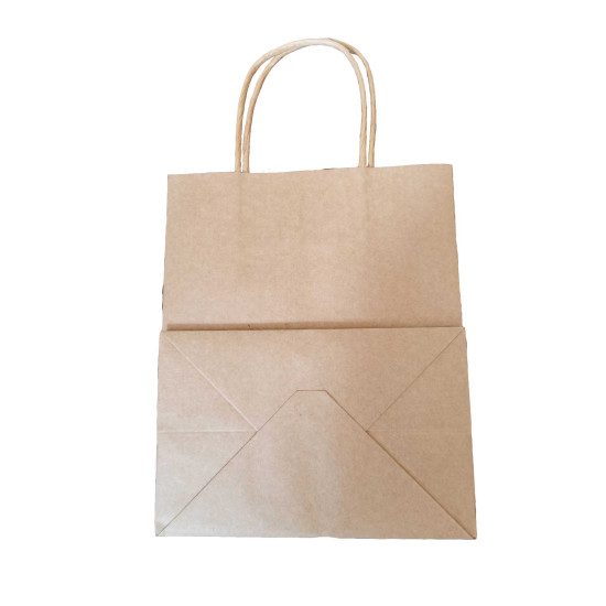 #SPP-171020U SAC PAPIER BRUN UNI <br>6.75X4.25X8.13